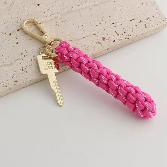 Accessories - Nwt Braided Keychain Bag Charm Accessory